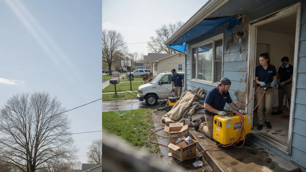 Basement Flood Cleanup in Peck, KS near me